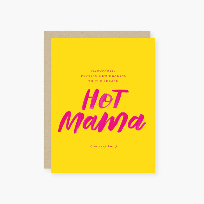 Hot mama menopause card