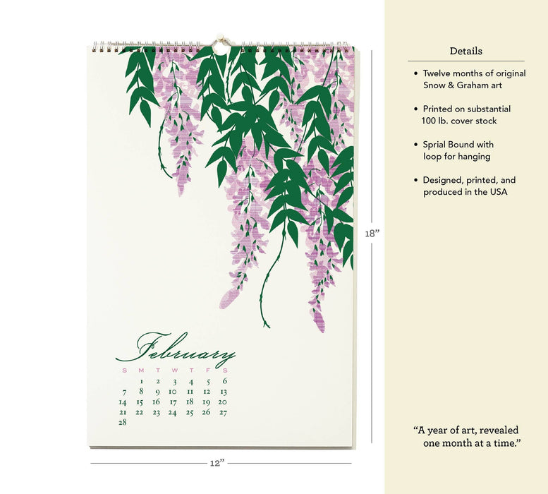 2027 Wall Art Calendar
