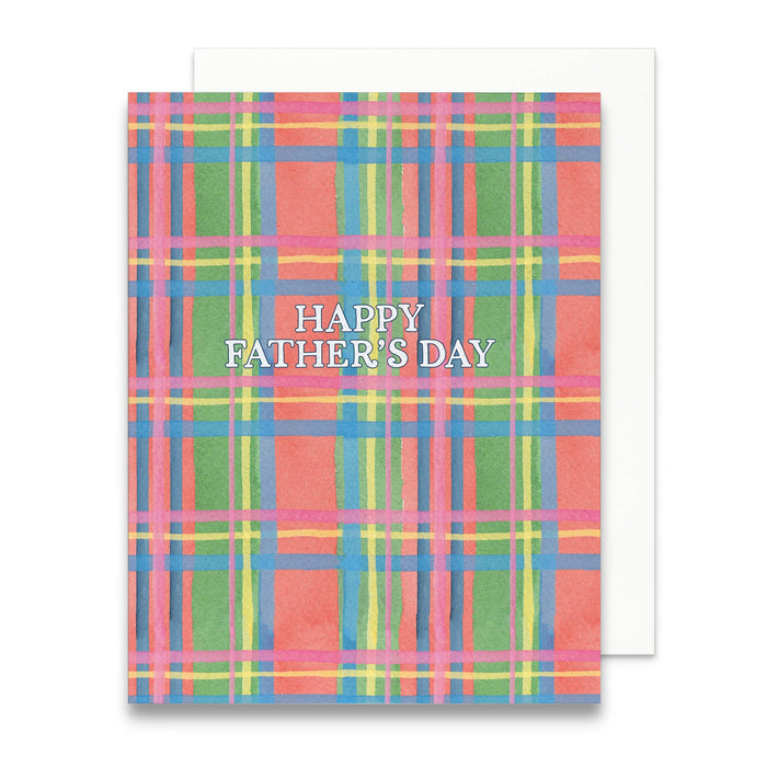 Plaid Father's Day Card