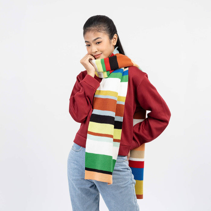 Multi Stripe Big Scarf: Sport
