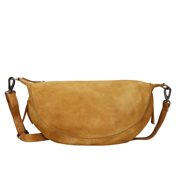 Callie Handcrafted Leather Sling/Crossbody Bags: Camel