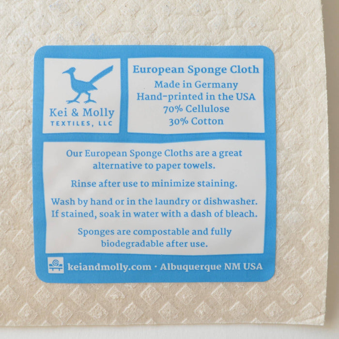 Sponge Cloth - Cats: Burnt Orange
