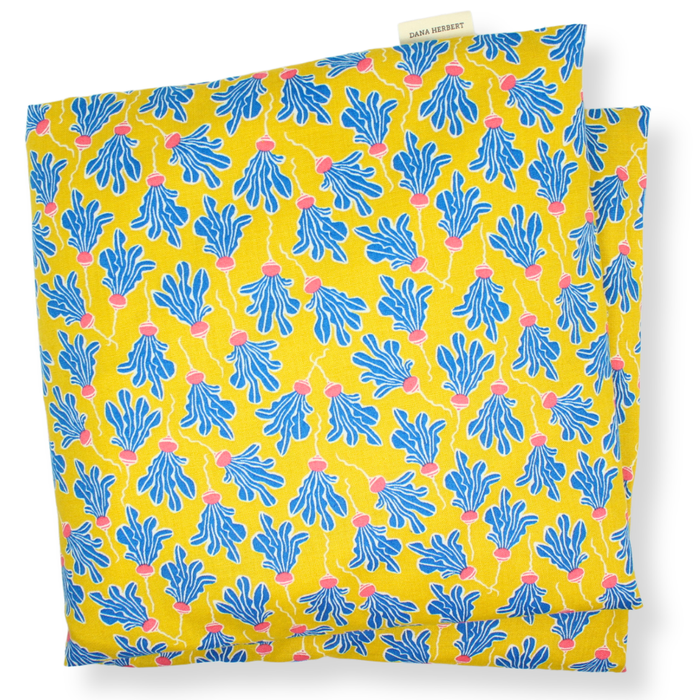 Large Heat Wrap: Navy Floral / Lavender