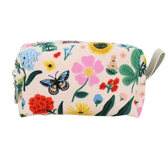 Metallic Dopp Kit Small: 604 | Vintage Blossom Blue / Small