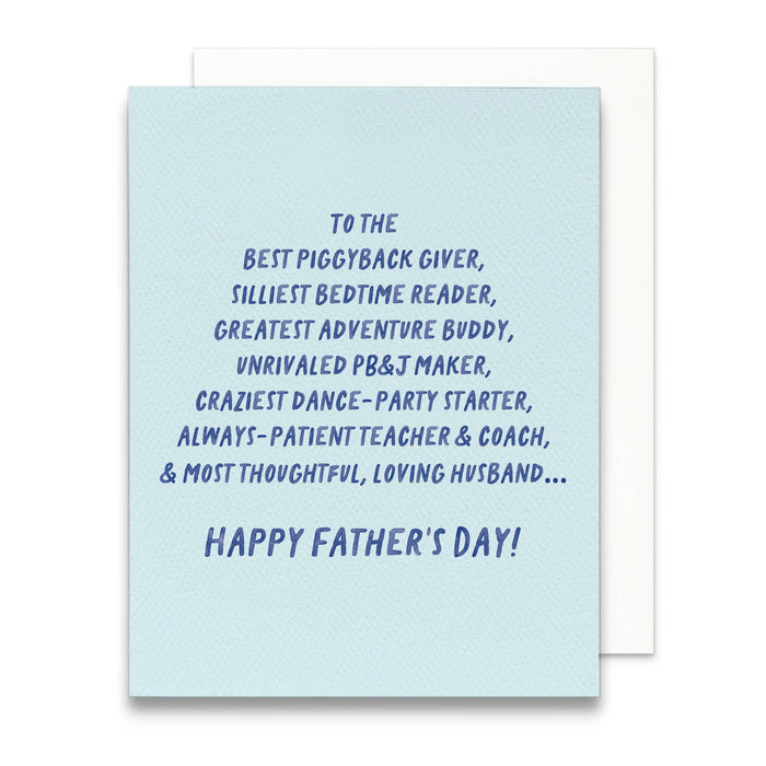 Father’s Day Card for Husband | Everything Dad Does Card