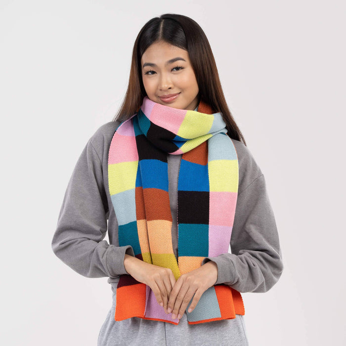 Color Patch Big Scarf: Desert