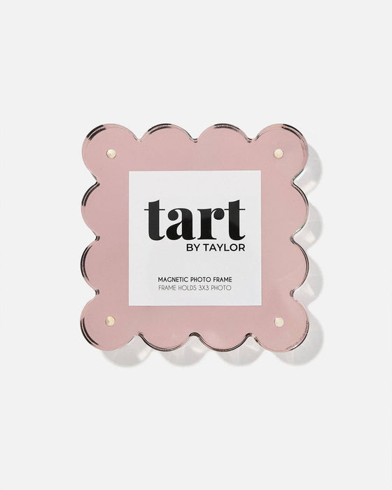 Light Pink Chrome Mini Acrylic Picture Frame