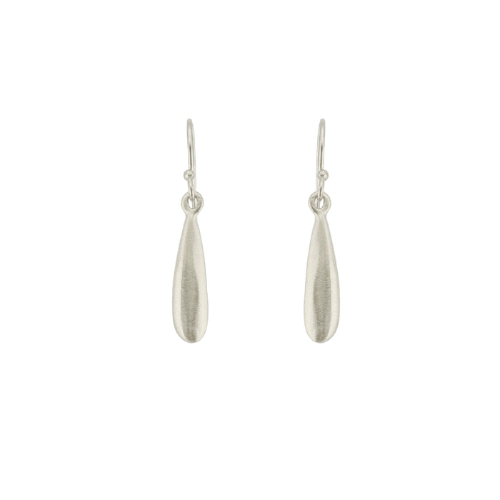 Small drop earrings: Silver