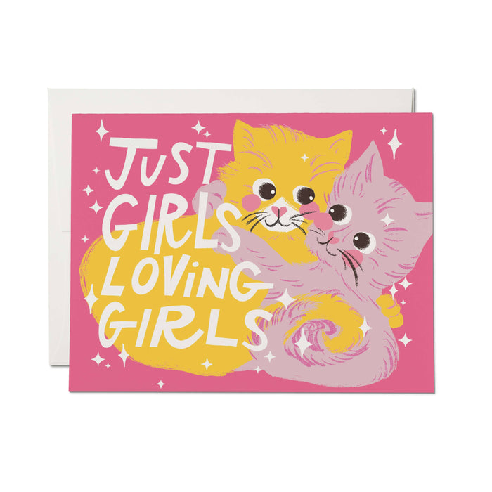 Just Girls greeting card: Single