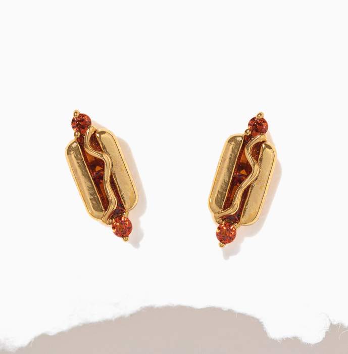 Hot Dog Studs: Gold