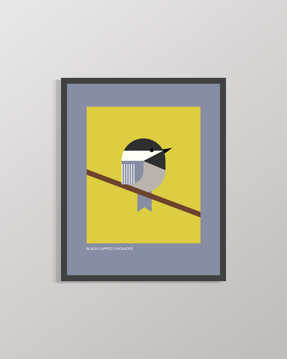 Black-Capped Chickadee | 8x10 Art Print