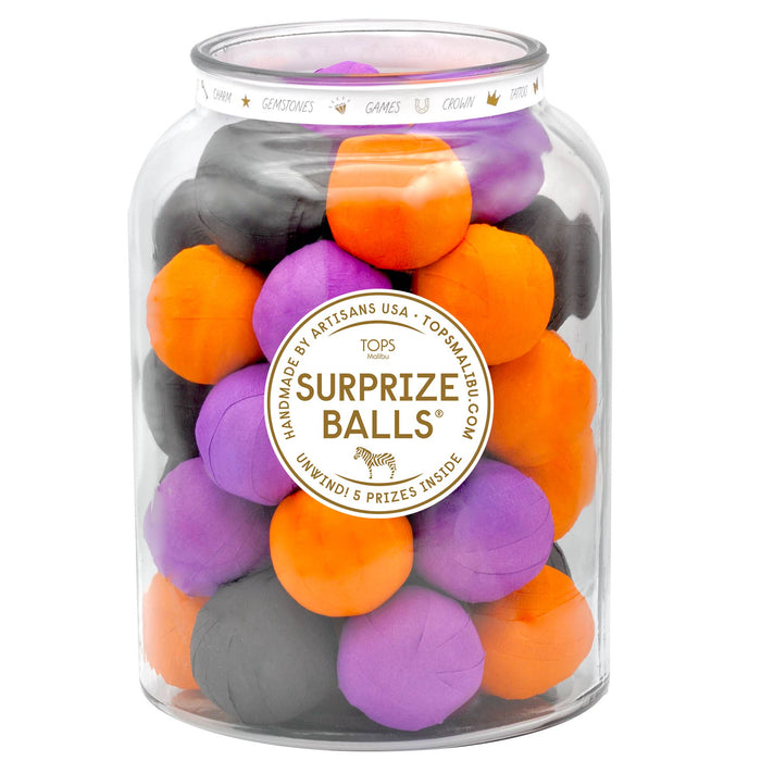 Mini Surprise Balls - Halloween - Jar of 48 - Asst Colors