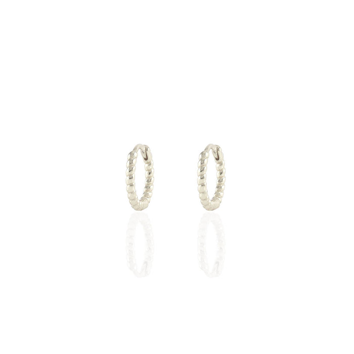 Twisted Hinged Huggie Hoop Earrings 18K Gold Vermeil | Sterling Silver 12mm Hoops Hinge Closure Nickel Free Hypoallergenic Ships from CA: 18K Gold Vermeil