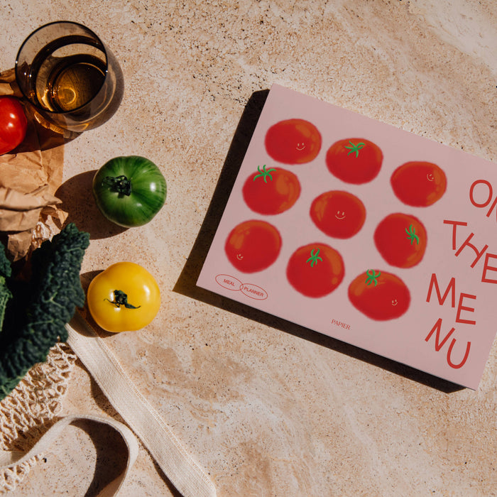 Weekly Meal Planner & Grocery List, Undated - Tomatoes