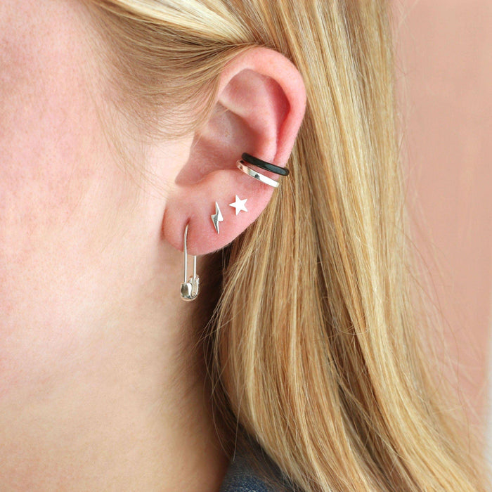 Round Ear Cuff: 18K Gold Vermeil