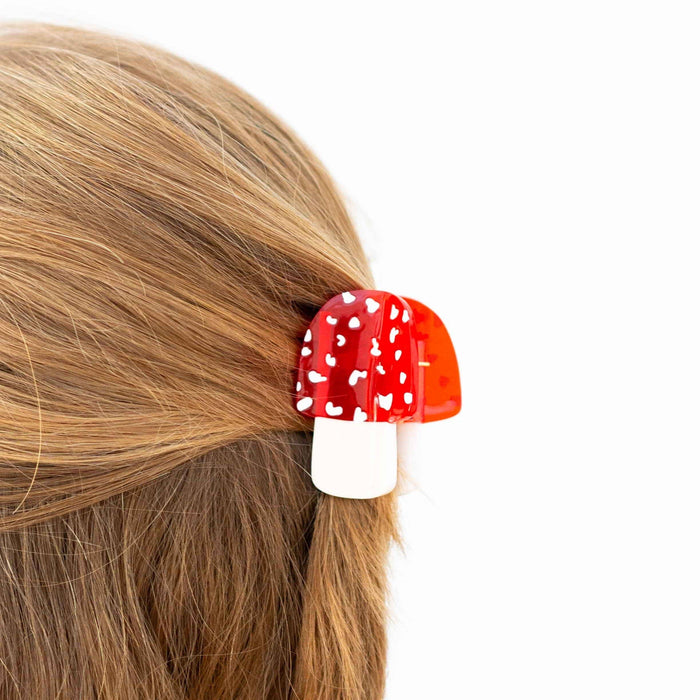 Mini Mushroom Hair Claw