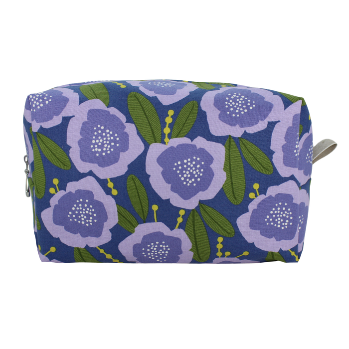 The Large Dopp Kit: Navy Floral / Large