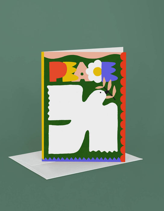 Holiday Greeting Card | Peace Dove: Single