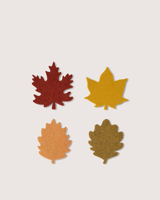Autumn Leaf Coaster Multi 4 pack