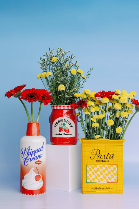 Ceramic Vase, Whipped Cream