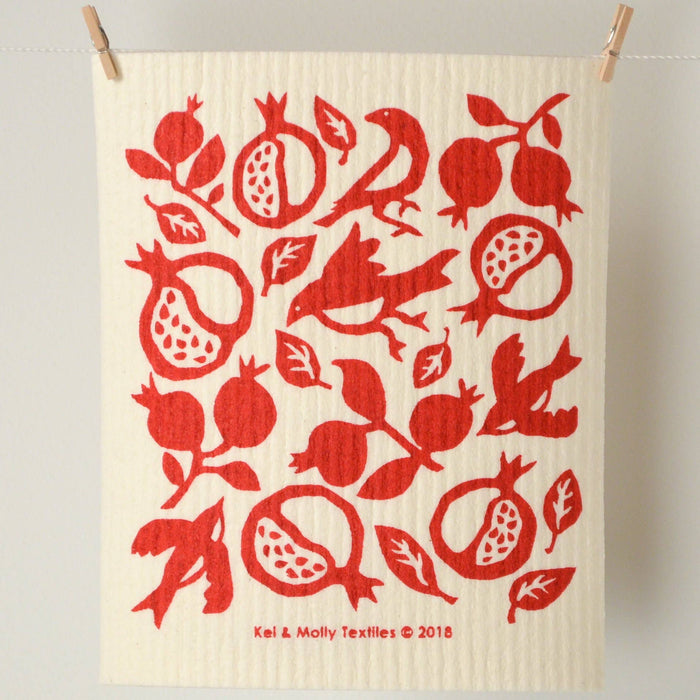 Sponge Cloth - Pomegranate: Red