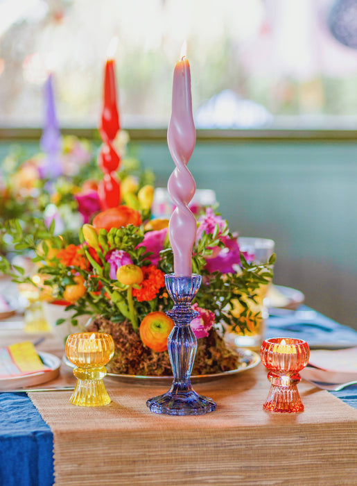 Cool Glass Candle Holders, asstd