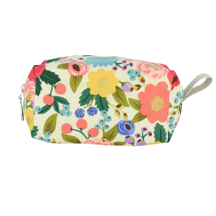 Metallic Dopp Kit Small: 601 | Cream Blooms / Small