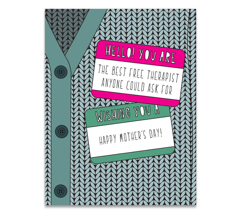 644 - Mom Free Therapist - A2 card