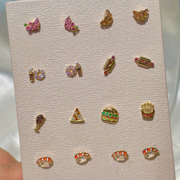 Hot Dog Studs: Gold