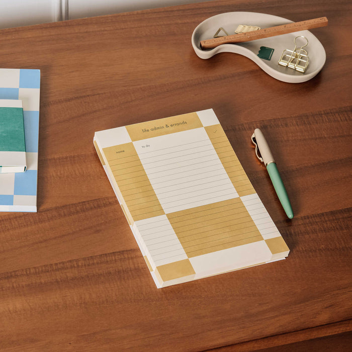 Weekly Productivity List Pad - Life Admin