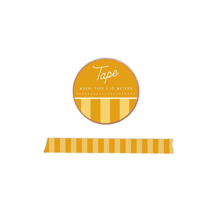 Yellow Striped Washi Tape