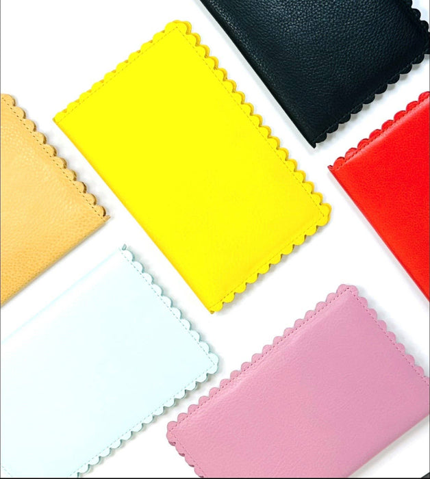 Lyla Handcrafted Leather Passport Case: Lavender