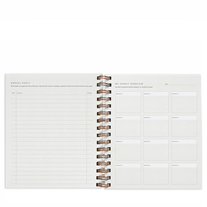 Quarterly Overview Planner | LTD Edition Colors // Undated: Clay