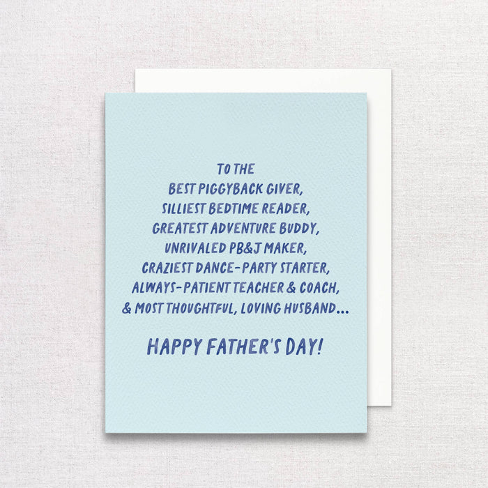 Father’s Day Card for Husband | Everything Dad Does Card