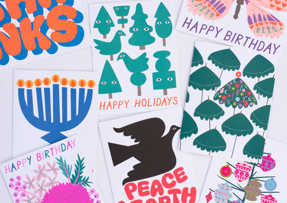 Ornament Tree Christmas Card