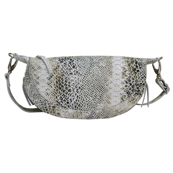 Crosby Handcrafted Leather Sling/Crossbody Bags: Grass