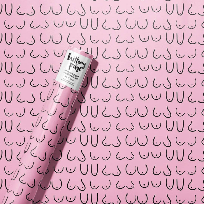 Boobs Wrapping Paper Roll