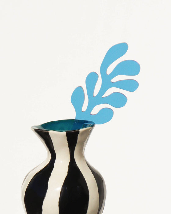 Small Coral Flower Stem: See-thru blue