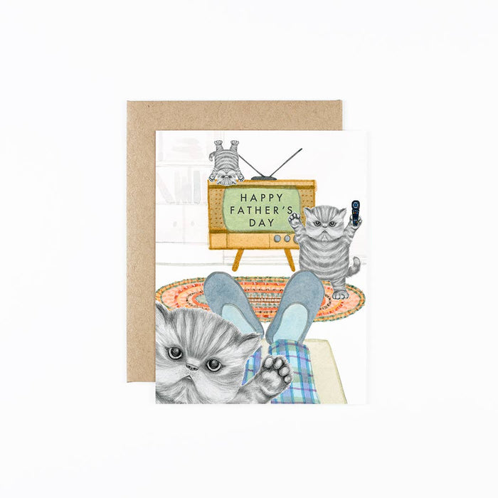 Naughty Kittens Dad Card