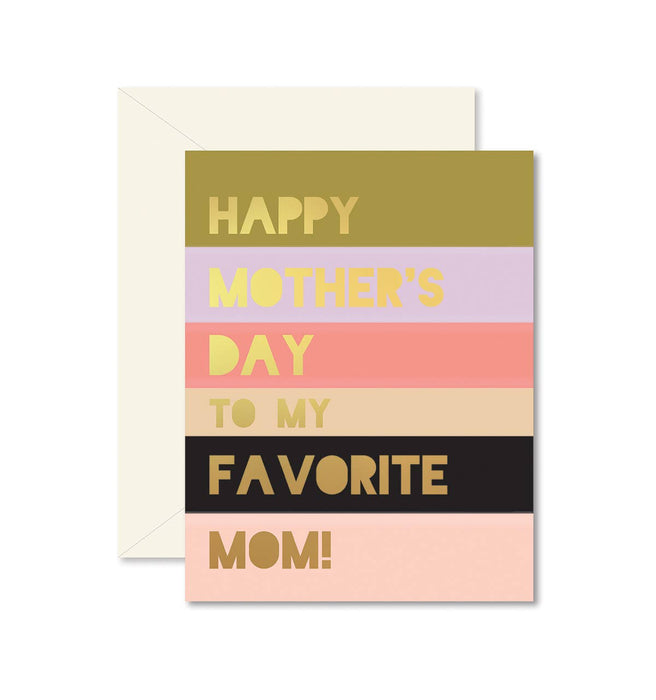 Colorblock Favorite Mom