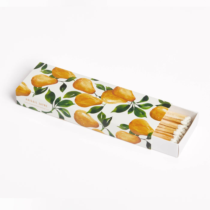Pears Fireplace Matches | Holiday Candle Decor