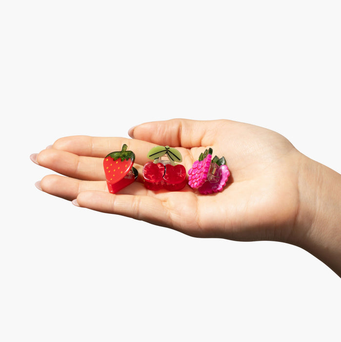 PREORDER: Micro Berry Basket Hair Claw Clip Set