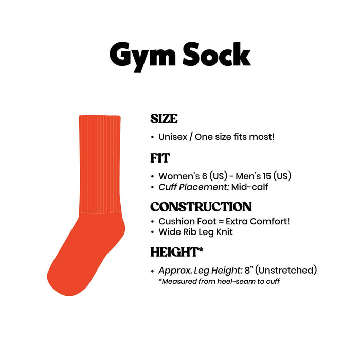 Baddie Gym Crew Socks