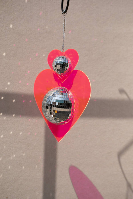 MINI Disco Heart - RED