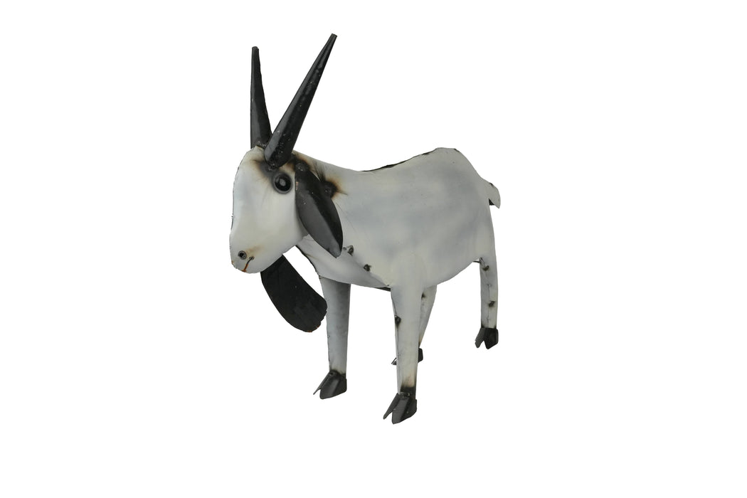 Farmhouse Goat-Metal-Garden-Yard Art-10 x 29L x 23H-Medium