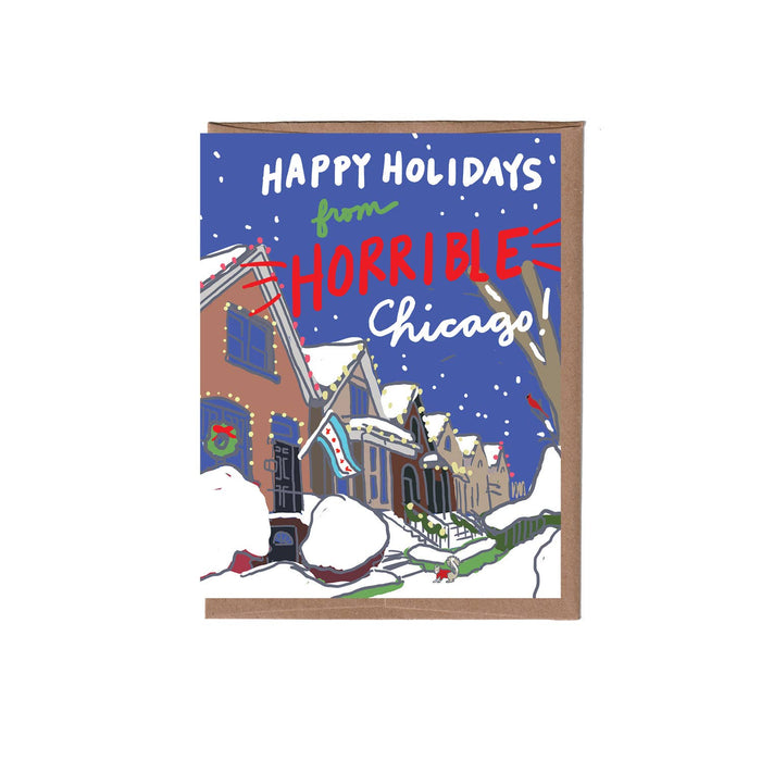 Horrible Chicago Holiday Greeting Card - Box of 8