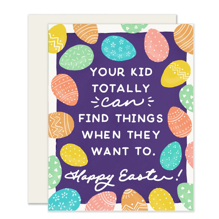 Easter Egg Hunt Card