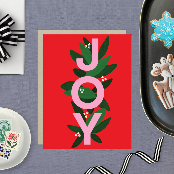 Joy Peace Holiday Card