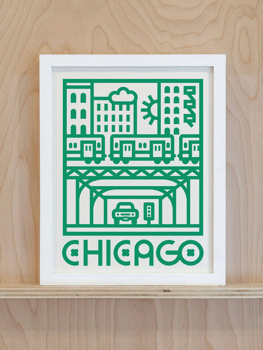 Chicago • Under the L • 11x14 Print