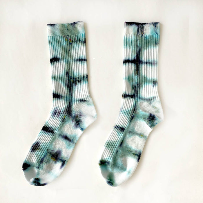 Scoot Tie-Dye Dressy Socks: Medium (W 6-10 / M 6-8)